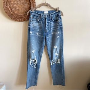 Boyish Tommy High Rise Straight Jeans in Room Service